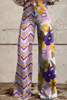 Isadora - Boho cvetlični hlače