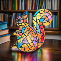 Veverica - Lampa iz Vitraža