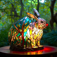 Vijolični zajec - Lampa v Vitražu