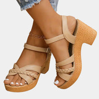 Kleoniki - Poletne sandale s peto