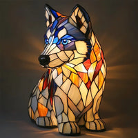 Husky - Lampa iz Steklenih Mozaikov