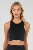 Dugi Crop Bralette Črna