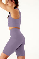 Kratke kolesarske hlače Sculpting Lavender