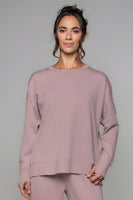 Supersoft Longline Sweatshirt Roza