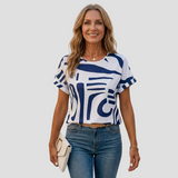 Ismene – Bluza s krožnim ovratnikom