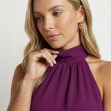 Leandra - Eleganten komplet s ovratnikom