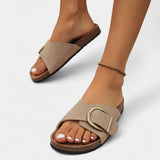 Lukía - Elegantne poletne sandale iz plute z zaponkami