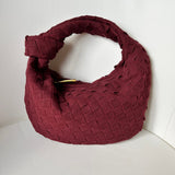 Renee - Mehka Pletena Mini Suede Torba