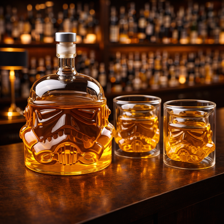 Whisky Dekanter - Set z Dekanterjem in Kozarci