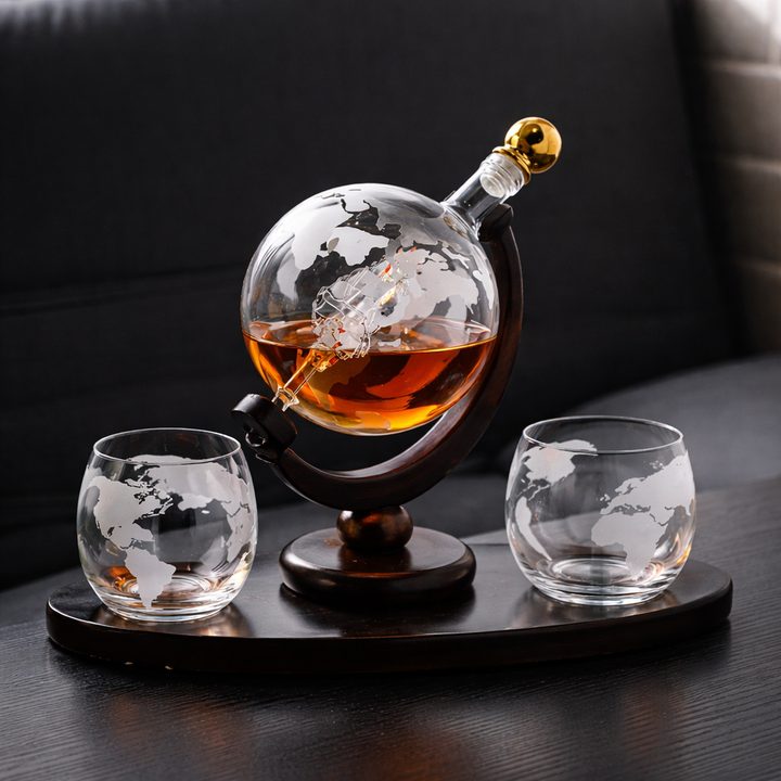 Whisky Dekanter - Izdaja Svetovne Zemljevid