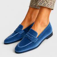 Louise™ | Mokasini iz Mehke Velur Tkanine