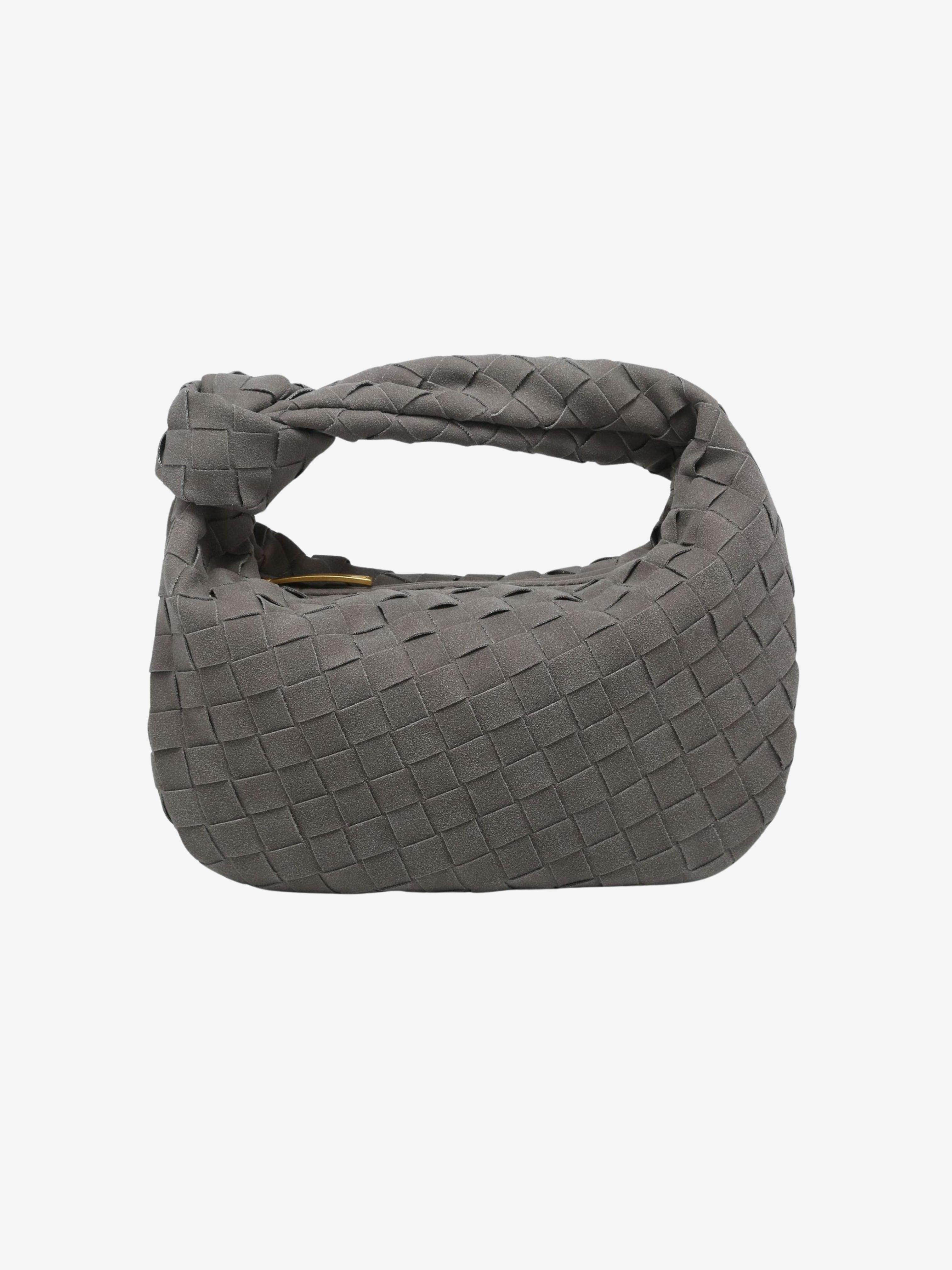 Renee - Mehka Pletena Mini Suede Torba