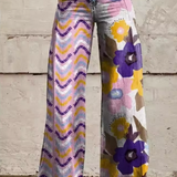 Isadora - Boho cvetlični hlače