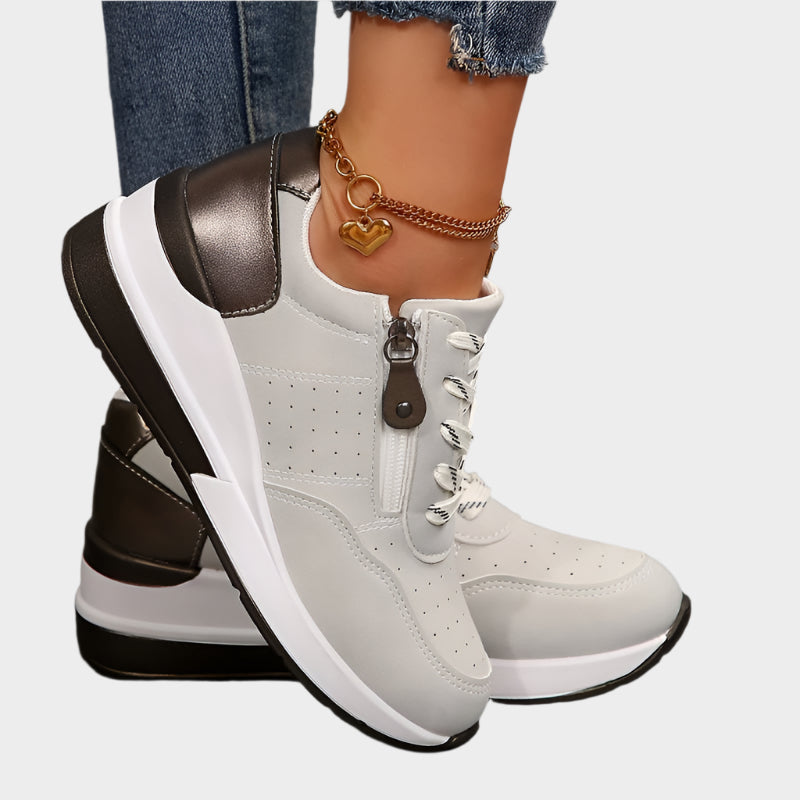 Ortopedski Čevlji s Patentnim Zatvaračem in Debelim Podplatom