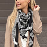 Imperial šal | Bela in Črna | Šal iz French Laundry