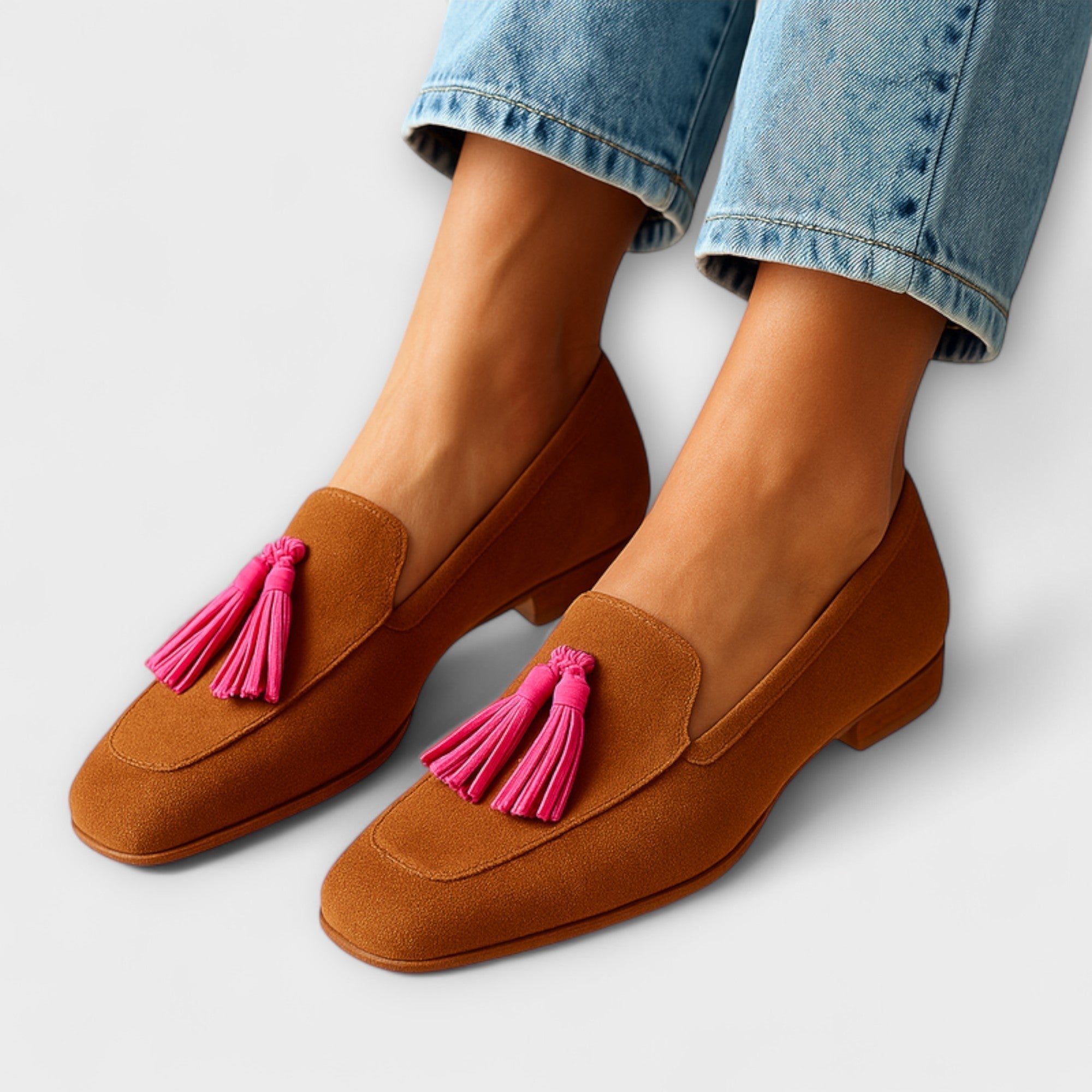 Elegantni mokasini Alma Ljubljana Aurora z nizko peto, usnjeni čevlji za sodoben in eleganten videz