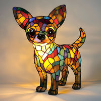 Chihuahua - Svetilka iz Vitraža