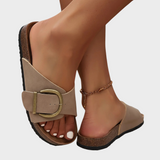 Ortopedske sandal Mila Ljubljana Vesna, udoben model z nastavljivimi trakovi in podporo za stopala.