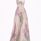 Elaina - Cvetna obleka z naborki