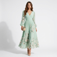Mel - Eleganten in Lahkoten Midi Oblek