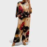 Elizabeta - Satenski dvodelni set za ženske