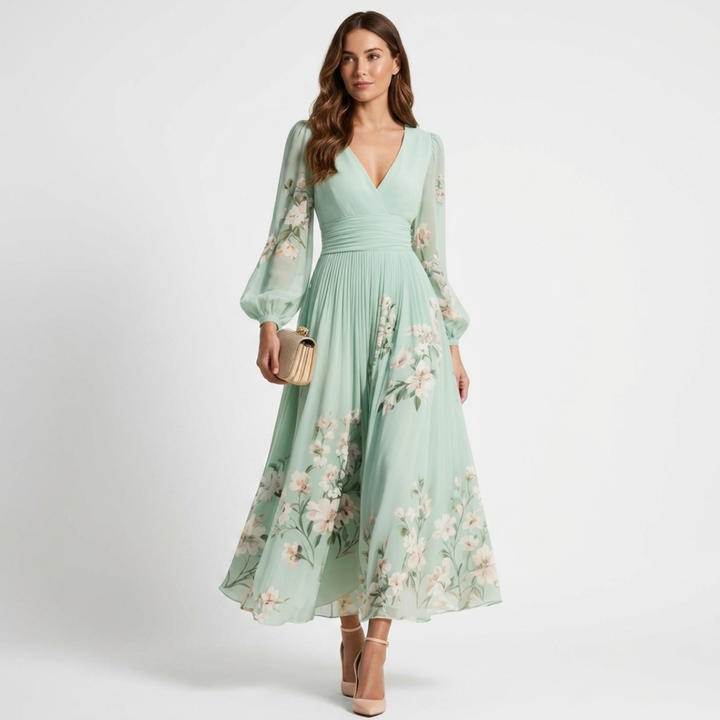 Mel - Eleganten in Lahkoten Midi Oblek