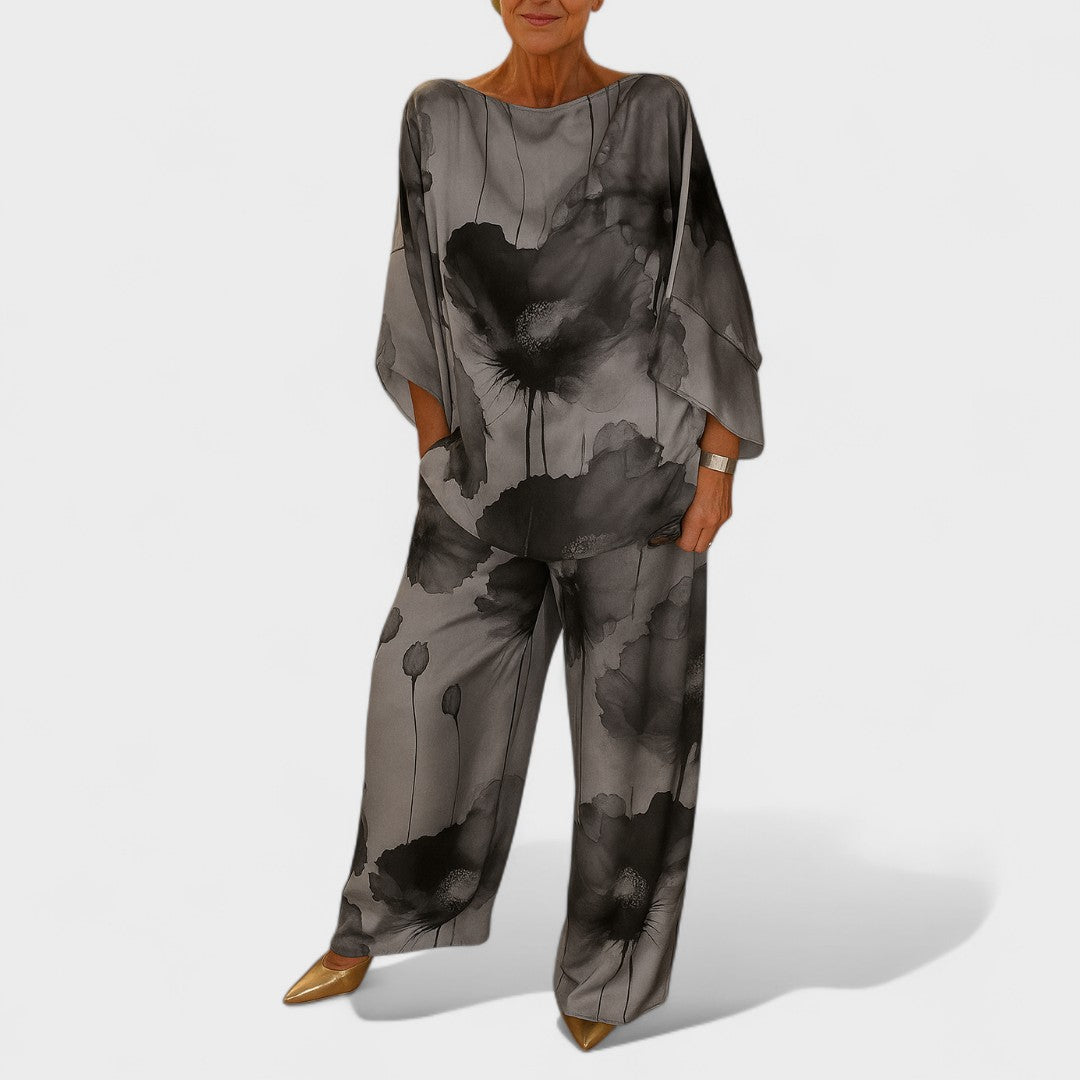 Elizabeta - Satenski dvodelni set za ženske