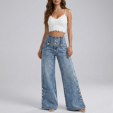 Lara - Jeans za Ženske z Visokim Pasom