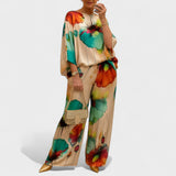 Elizabeta - Satenski dvodelni set za ženske