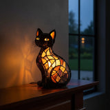 Sijajna mačka - Lampa iz Vitraža