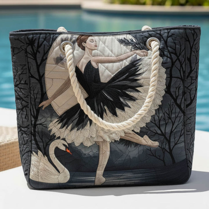 Ročno izdelana plažna torba | Elegantna balerina