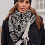 Imperial šal | Bela in Črna | Šal iz French Laundry