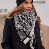 Imperial šal | Bela in Črna | Šal iz French Laundry