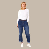 Kia - Traperice Denim Plava