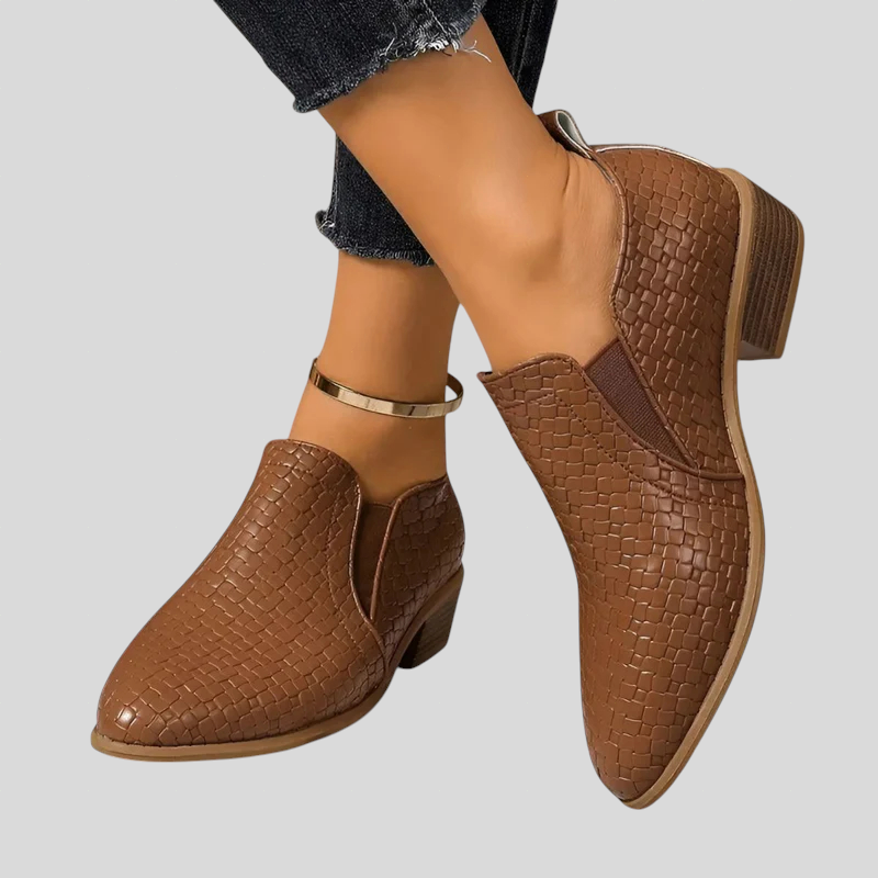 Myrthe - Ortopedski Usnjeni Oxford Čevlji