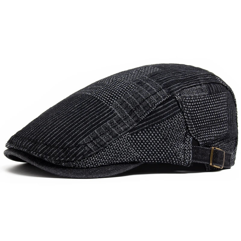 Modra denim moška kapa Alma Ljubljana, trpežen in moden dodatek za vsak dan, prikazana na sliki.