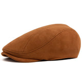 Alma Ljubljana Alma™ klasična suede beret, črna, mehka in elegantna modna kapa za ženske.
