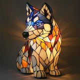 Husky - Lampa iz Steklenih Mozaikov