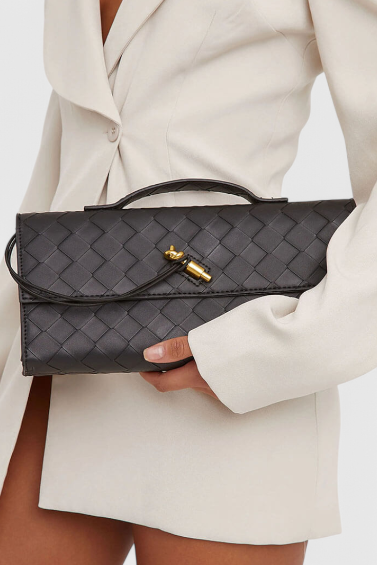 Torba Clutch Melanie z Zlato Vozlano