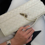 Torba Clutch Melanie z Zlato Vozlano
