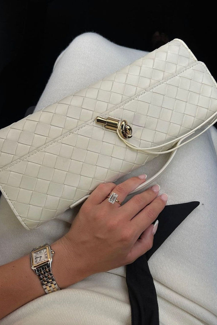 Torba Clutch Melanie z Zlato Vozlano