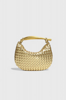 Torba Gerda Woven z Zlato Ročico