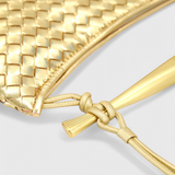 Torba Gerda Woven z Zlato Ročico