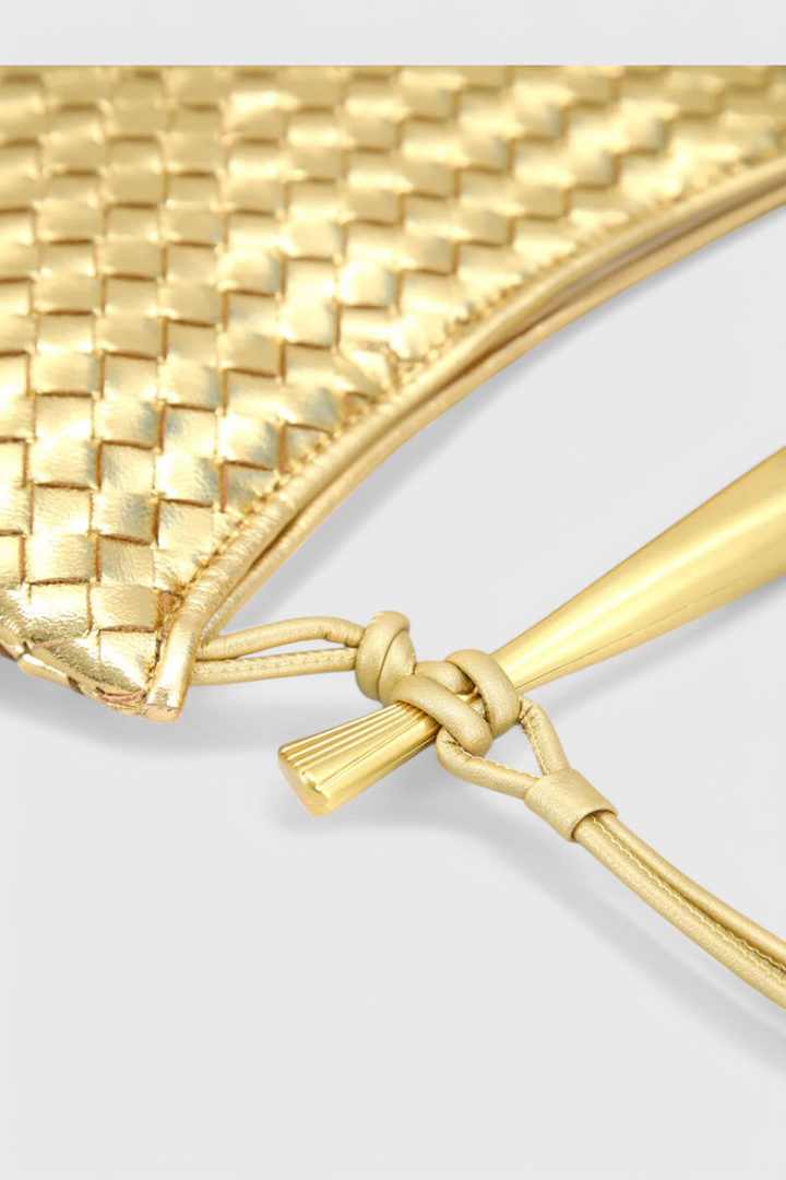 Torba Gerda Woven z Zlato Ročico