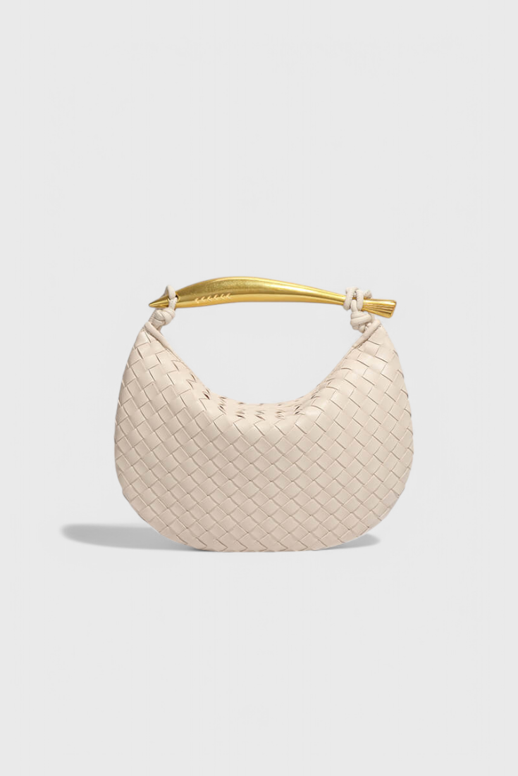Torba Gerda Woven z Zlato Ročico