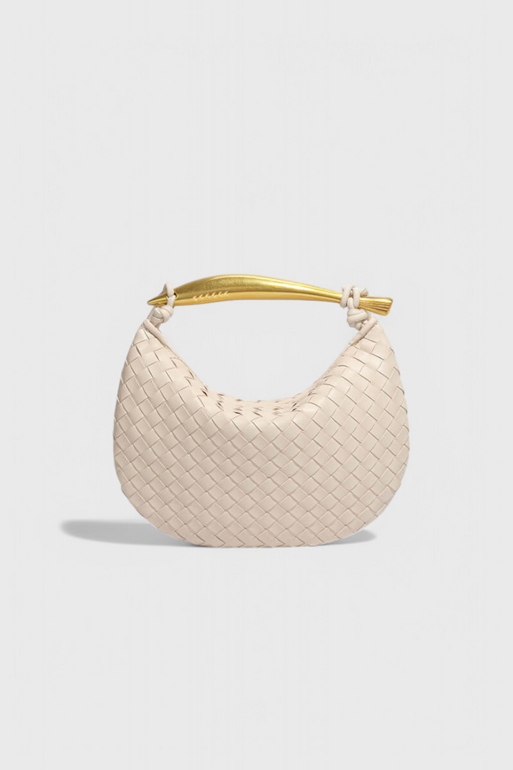 Torba Gerda Woven z Zlato Ročico