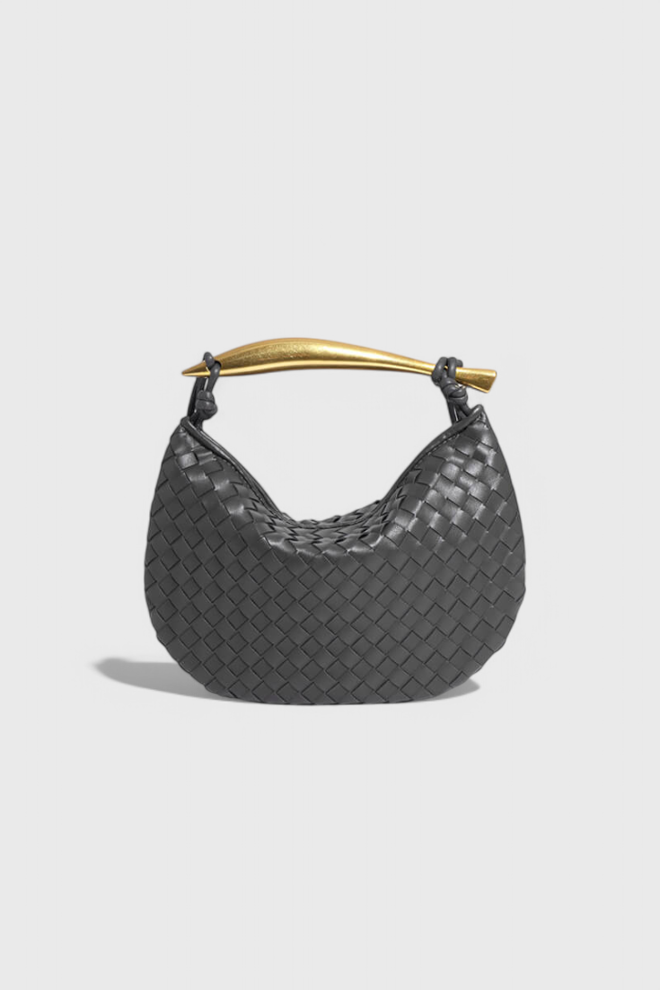 Torba Gerda Woven z Zlato Ročico
