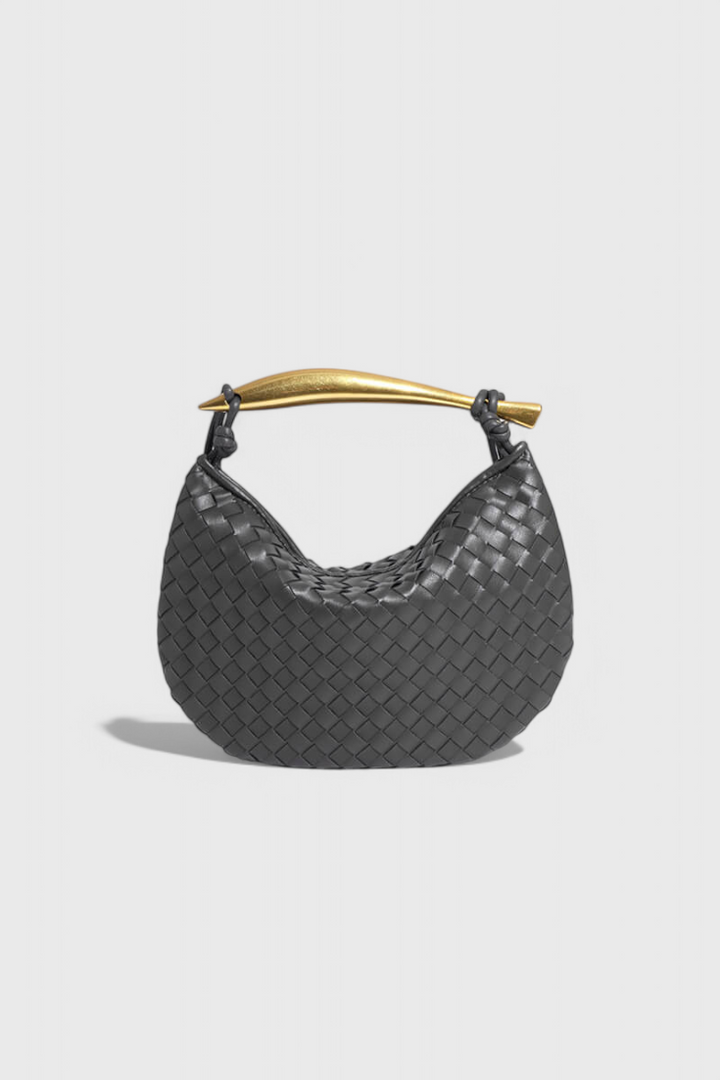 Torba Gerda Woven z Zlato Ročico