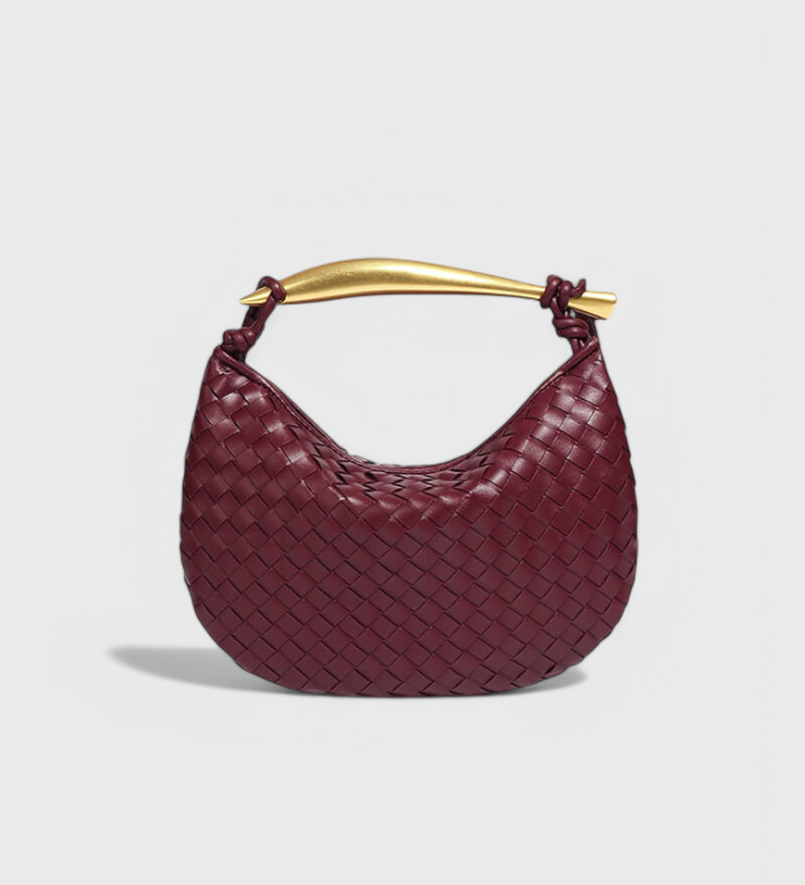 Torba Gerda Woven z Zlato Ročico