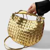 Torba Gerda Woven z Zlato Ročico